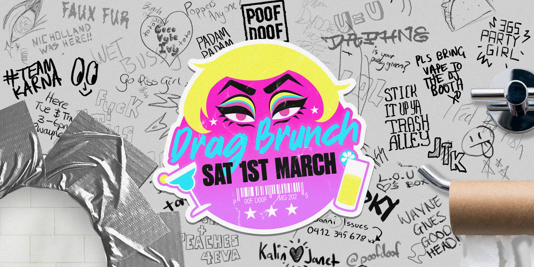 Drag Brunch – POOF DOOF Sydney MG25 - Poof Doof aus special sydney