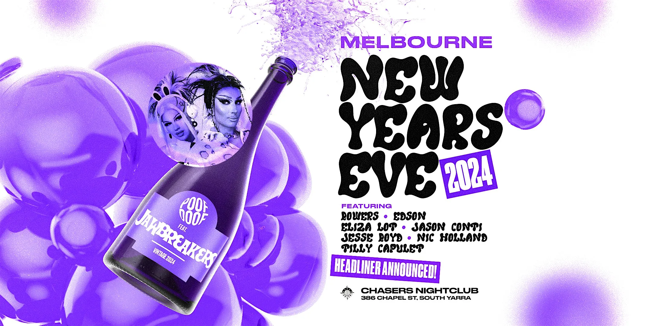 POOF DOOF New Year's Eve - MELBOURNE