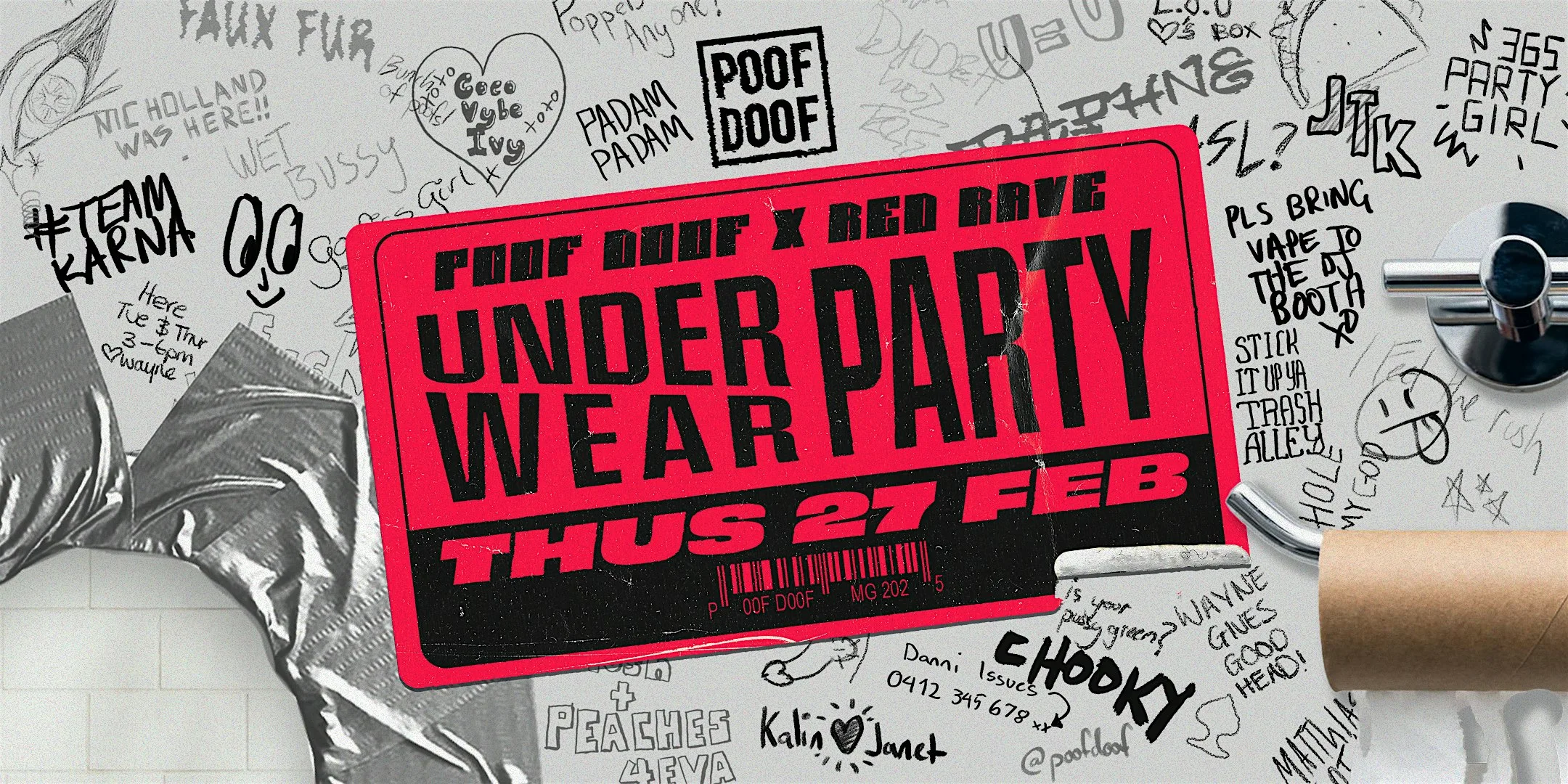 Underwear Party - POOF DOOF Sydney MG25