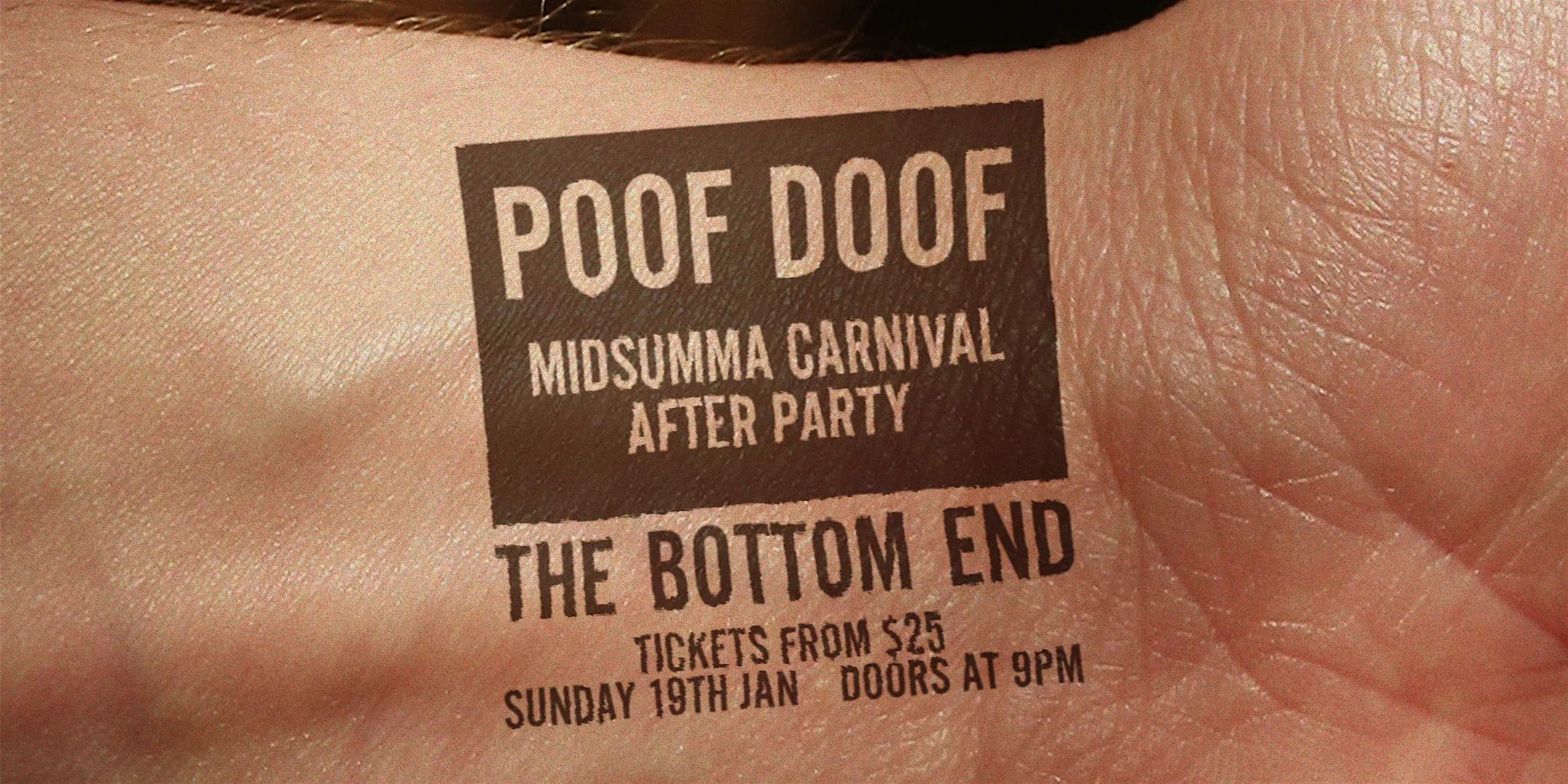 POOF DOOF Midsumma Carnival After Party at The Bottom End