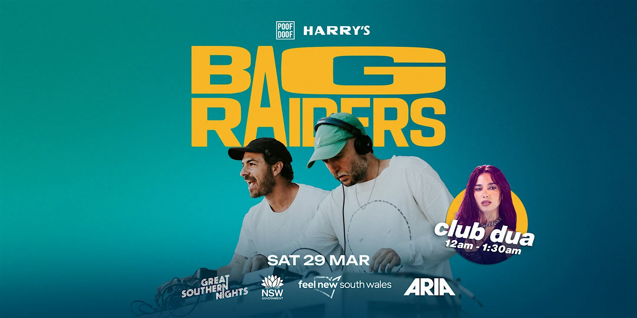 Great Southern Nights presents Bag Raiders + Dua Lipa concert after party