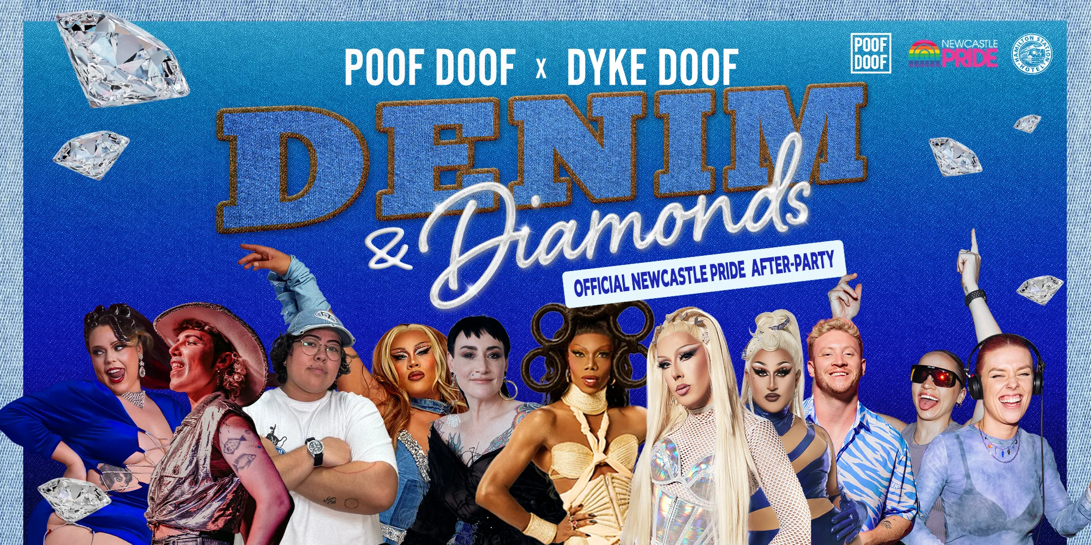 POOF DOOF X DYKE DOOF: NEWCASTLE PRIDE – SATURDAY 25TH OCTOBER 2025 - Poof Doof aus special newcastle