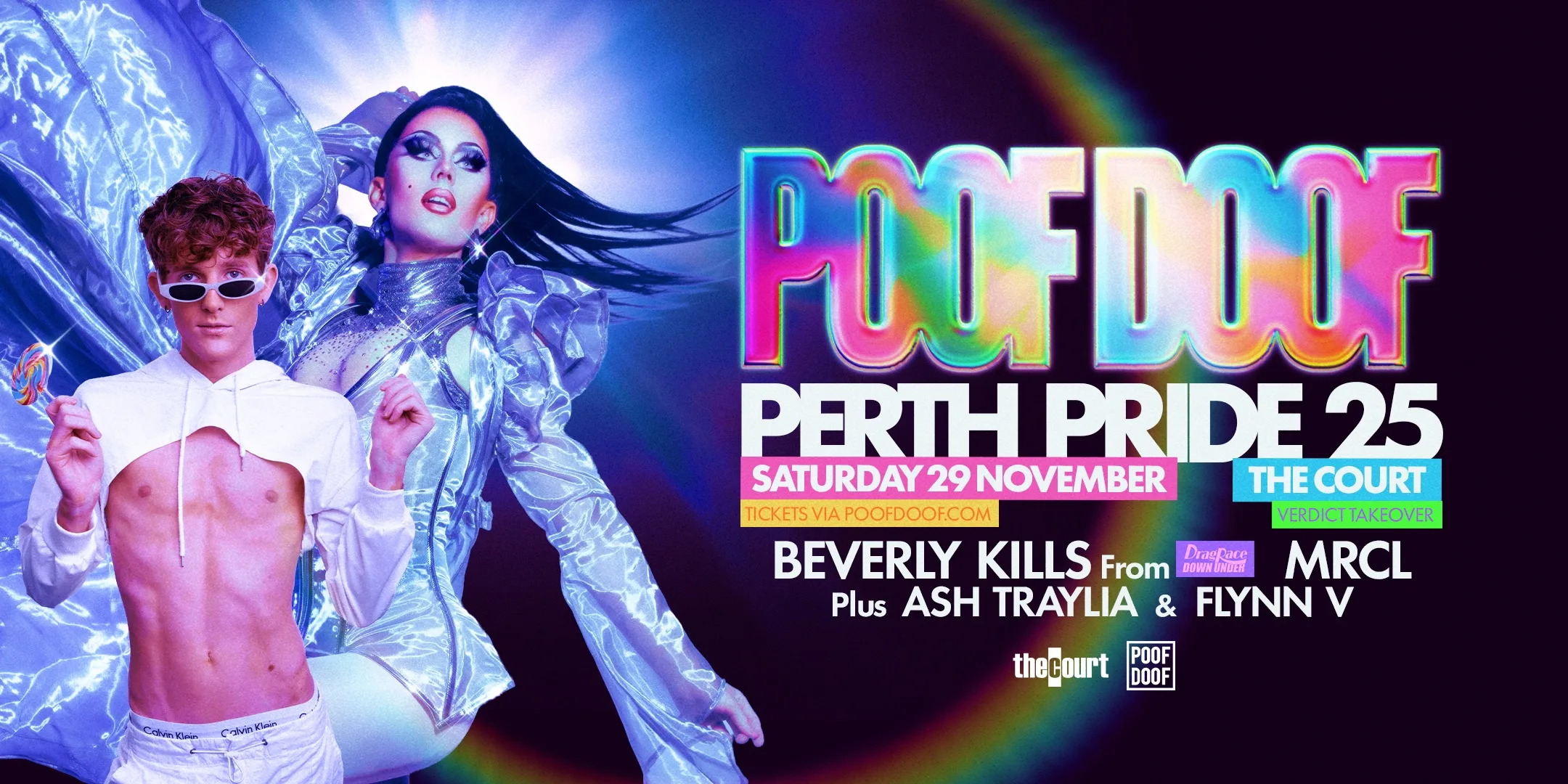 POOF DOOF X PERTH PRIDE – SATURDAY 29TH NOVEMBER 2025 - Poof Doof perth