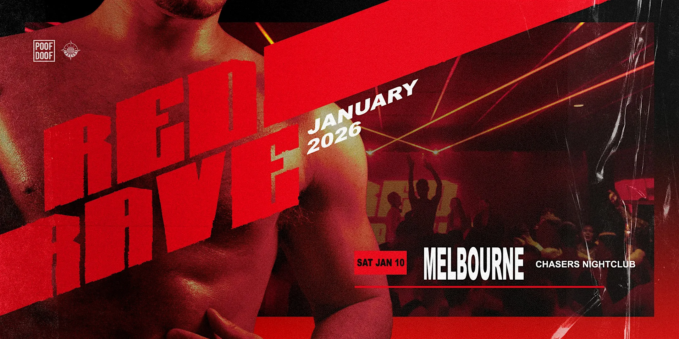 Red Rave Melbourne - Sat 10th January