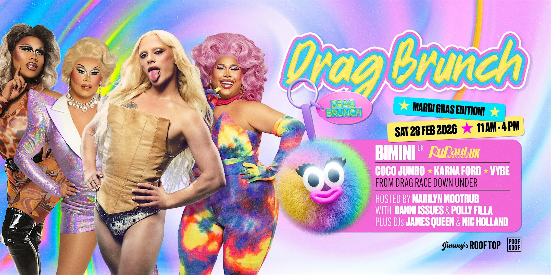 Drag Brunch: Parade Day Edition - POOF DOOF Sydney MG26
