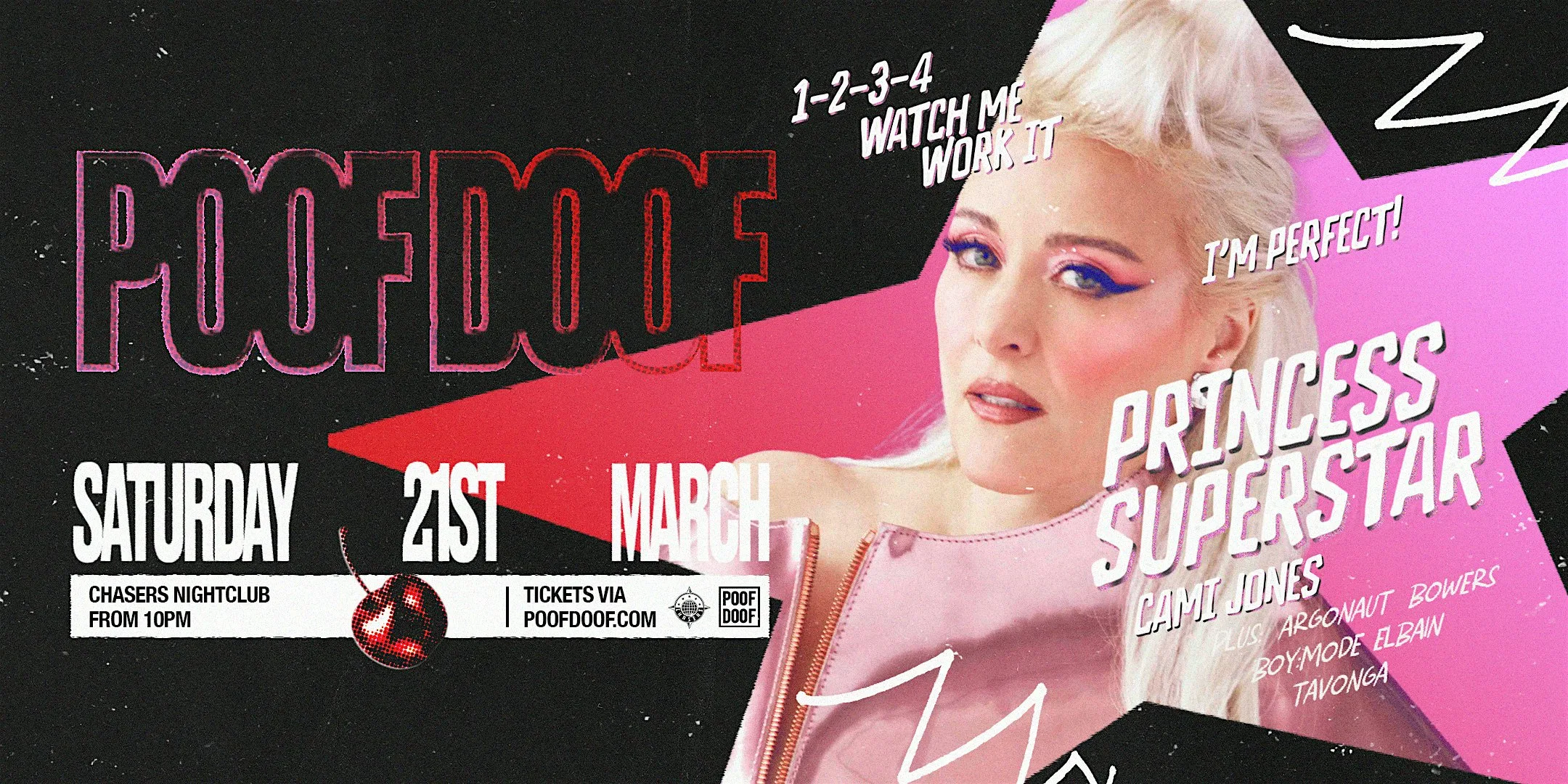 Princess Superstar @ POOF DOOF MELB - Saturday 21st March