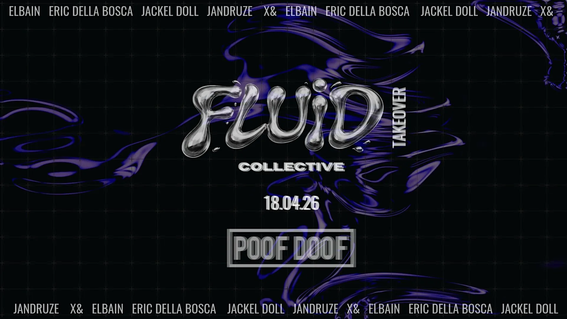 POOF DOOF MELB - Sat 18th April - Presale Ticket