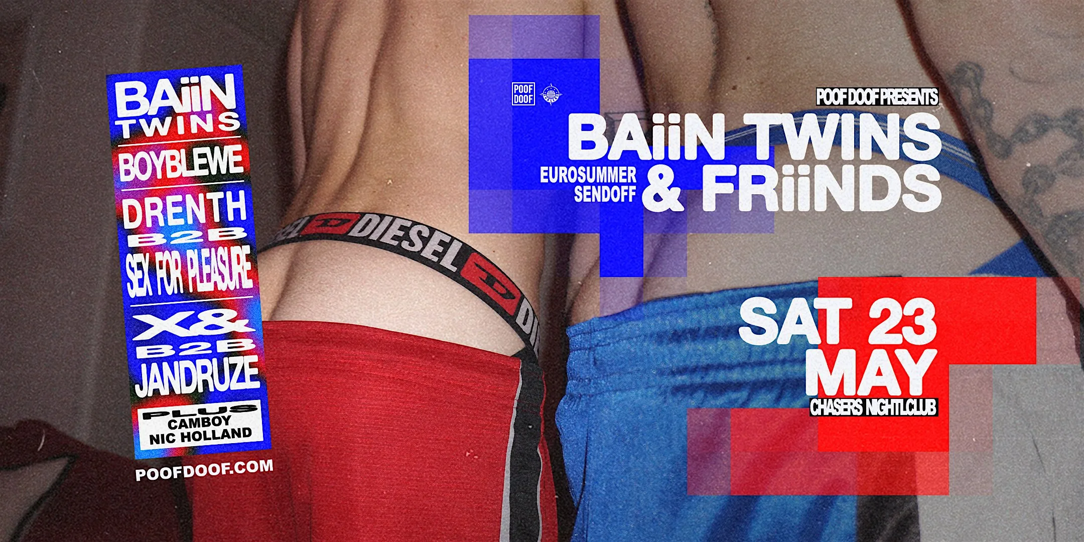 Baiin Twins & Friends  - Sat 23rd May - Presale Ticket