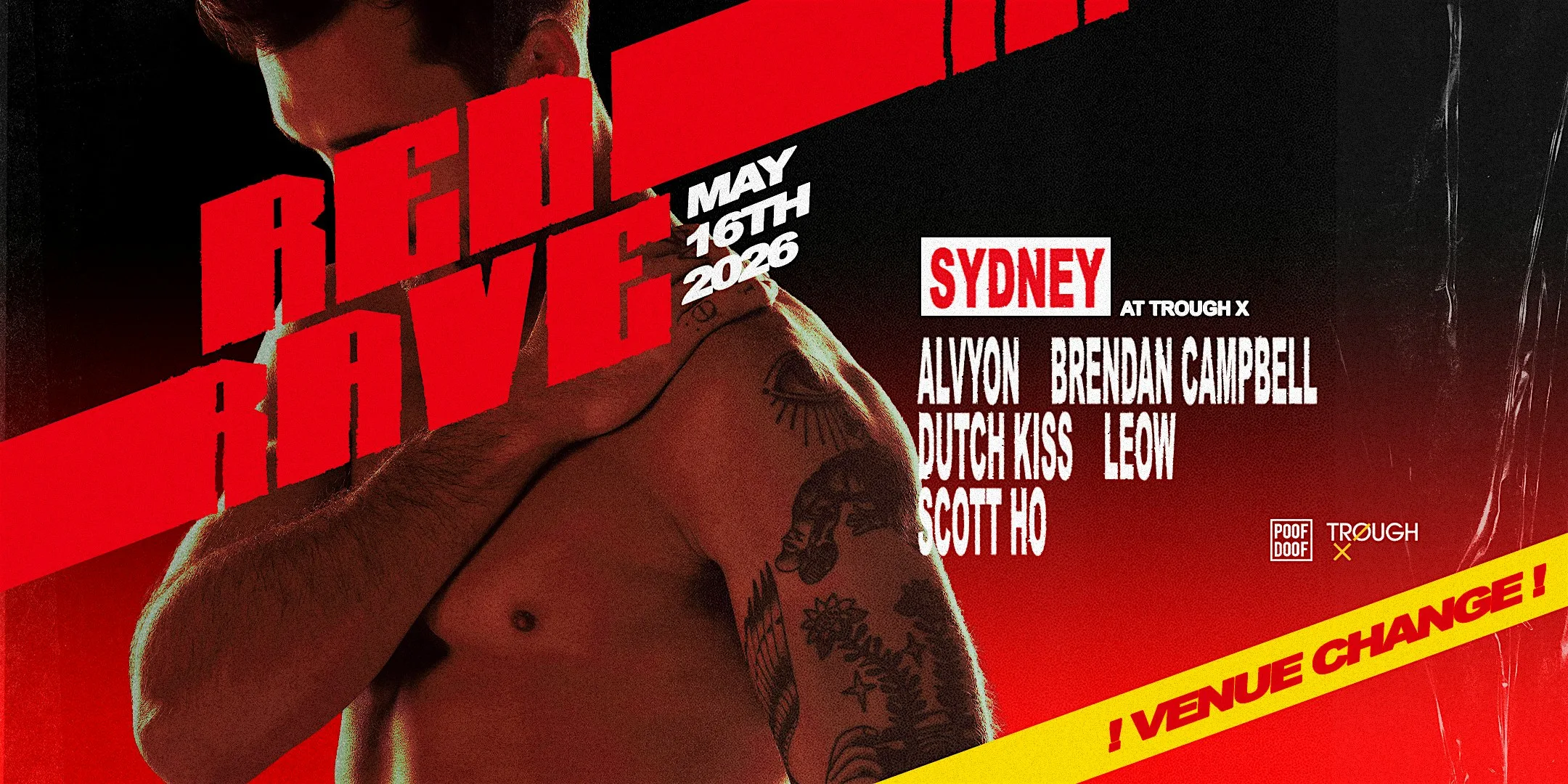 Red Rave Sydney - Sat 16th May (UPDATED VENUE: TROUGH X)