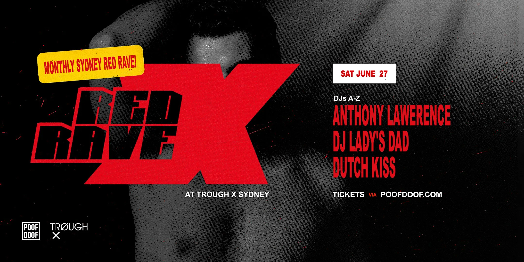 Red Rave X Sydney - Sat  27th June