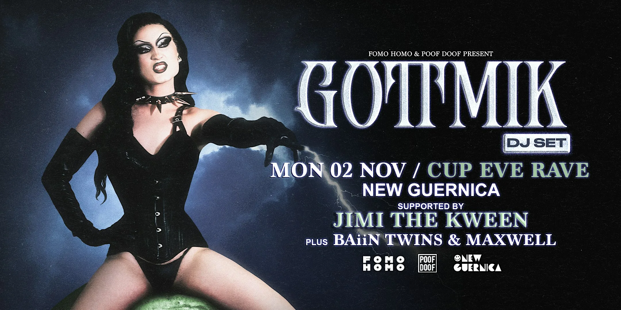 Cup Eve Rave ft. Gottmik (DJ Set) -  Mon 2nd November