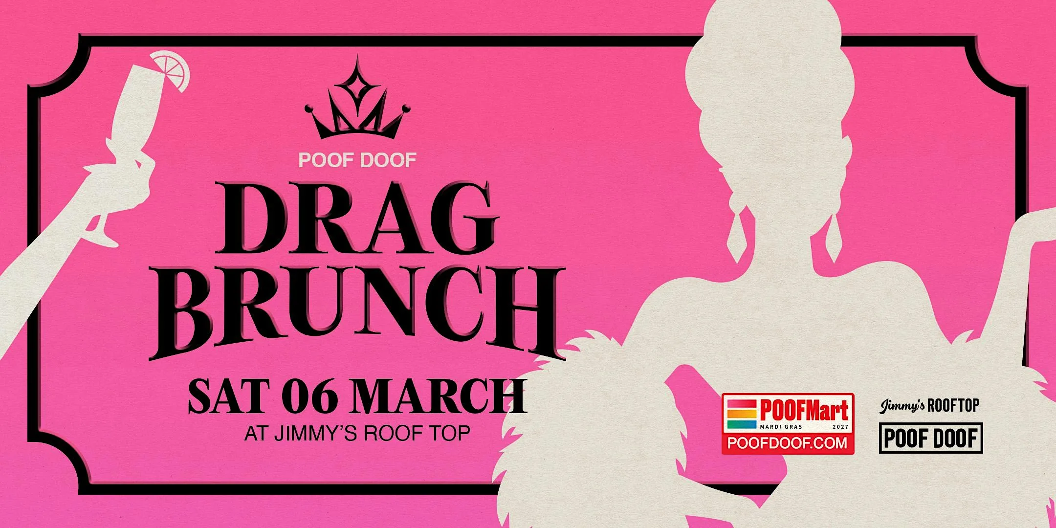 Drag Brunch: Parade Day Edition - POOF DOOF Sydney MG27